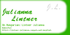 julianna lintner business card